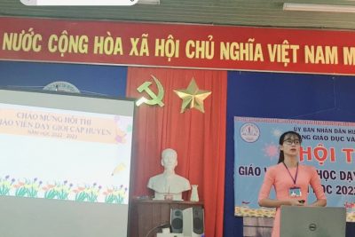 Báo cáo giải pháp thi  GVDG cấp huyện Năm học 2022- 2023