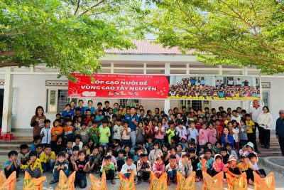 DỰ ÁN ”GÓP GẠO NUÔI BÉ VÙNG CAO TÂY NGUYÊN” THÁNG 3 TẠI TRƯỜNG TH TRẦN PHÚ.